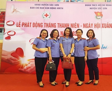 Viện KSND các huyện Hoài Đức, Sóc Sơn hưởng ứng phong trào hiến máu tình...